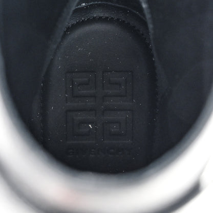 Givenchy Grained Calfskin Shark Lock Biker Ankle Boots 39 Black 6 of 8