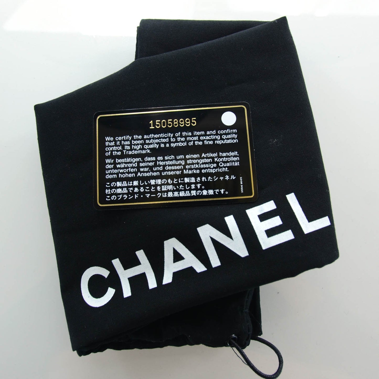 Calfskin Ultra Stitch Oversize Flap Navy