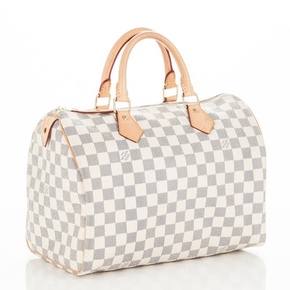 Louis Vuitton Damier Azur Speedy 30 3 of 8