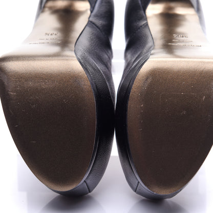 Saint Laurent Vernigolf Tribtoo 105 Platform Pumps 38.5 Black 14 of 15