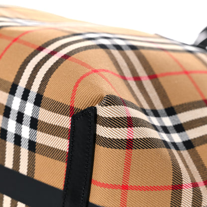 Burberry Vintage Check Medium The Giant Reversible Tote Antique Yellow Bright Red 13 of 21