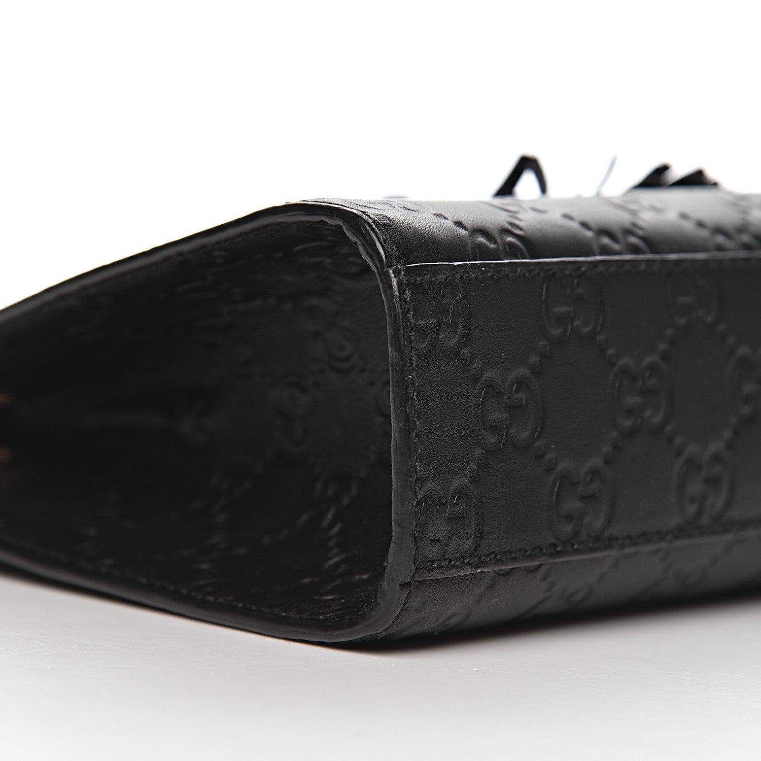 Gucci Guccissima Small Emily Shoulder Bag Black 9 of 12
