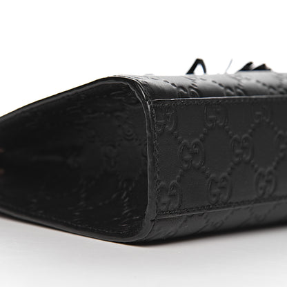Gucci Guccissima Small Emily Shoulder Bag Black 9 of 12