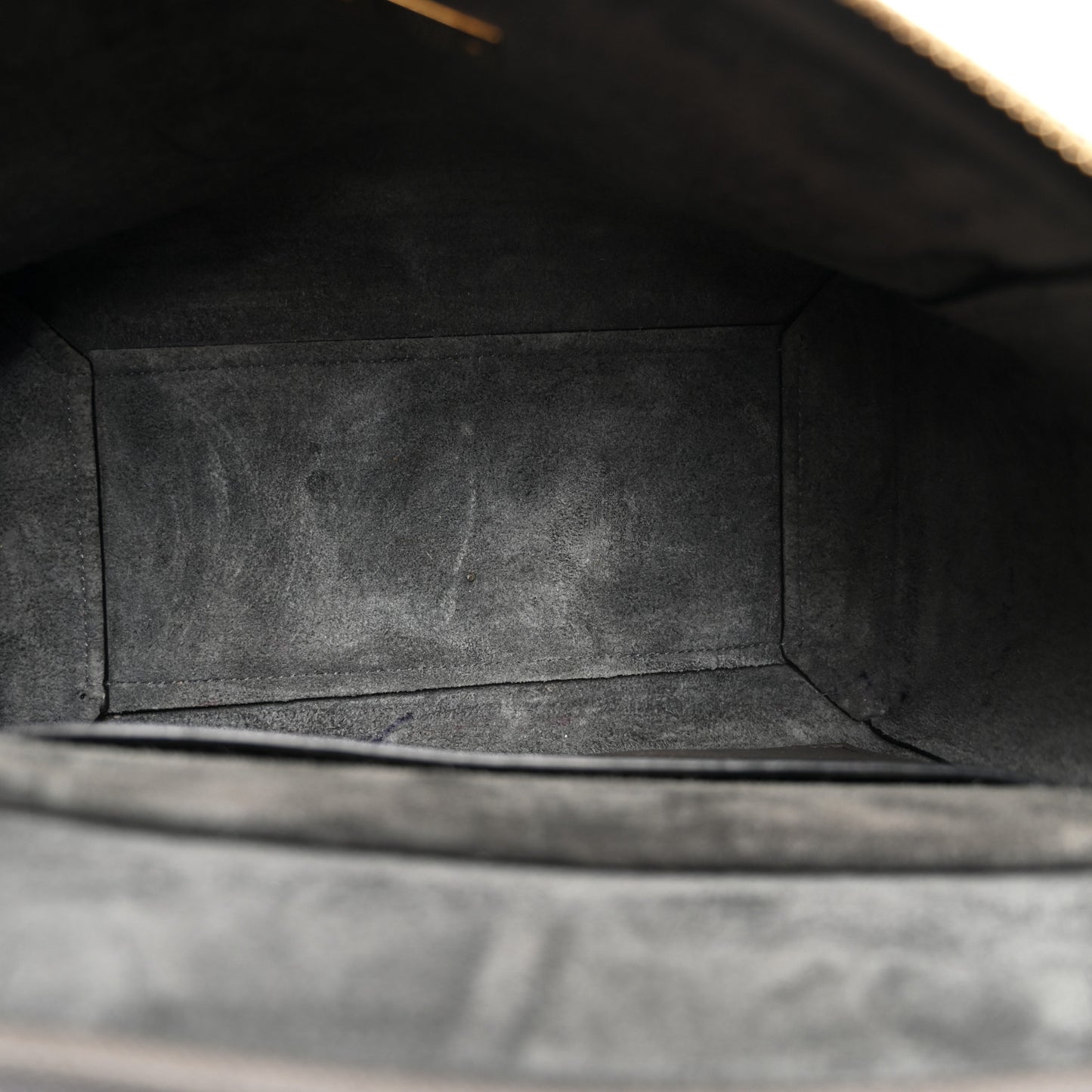 Grained Calfskin Micro Belt Bag Grey
