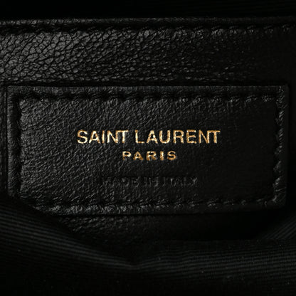Saint Laurent Suede Calfskin Small Grace Fringed Hobo Bag Dusty Grey 6 of 10