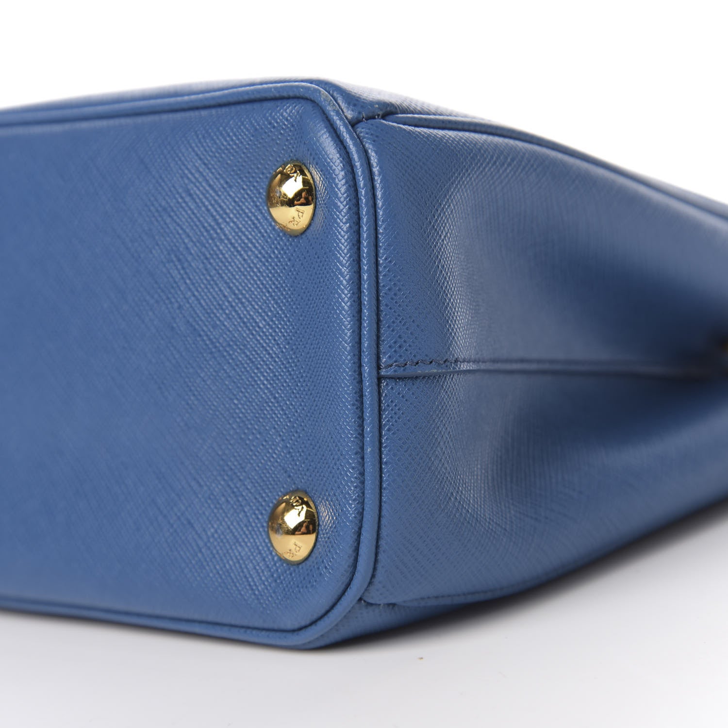 Prada Saffiano Mini Galleria Double Zip Tote Cobalto 11 of 12