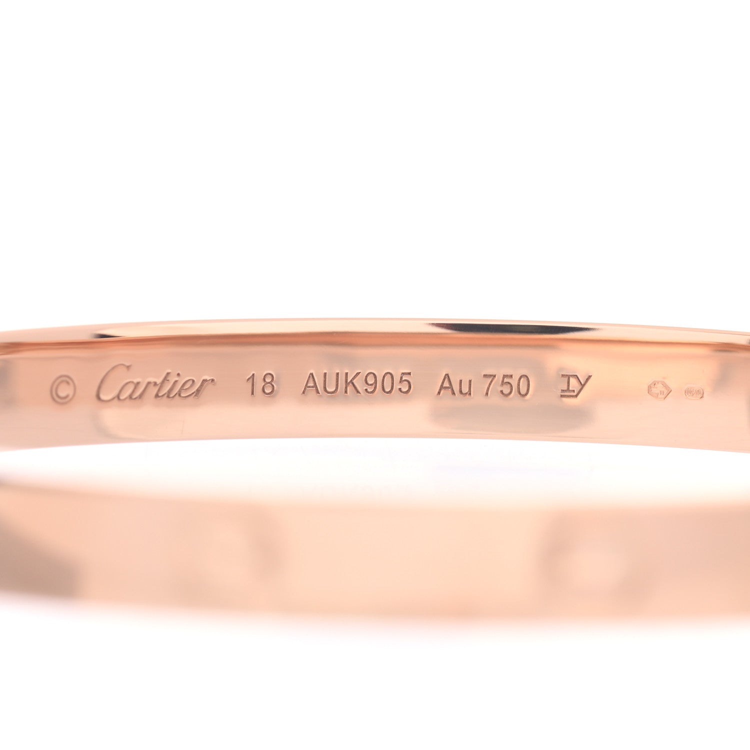Cartier 18K Pink Gold LOVE Bracelet 18 4 of 5
