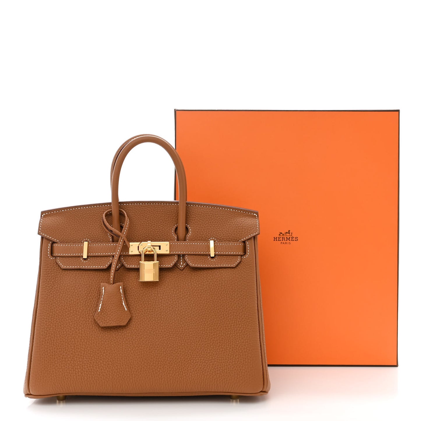 Togo Birkin 25 Gold