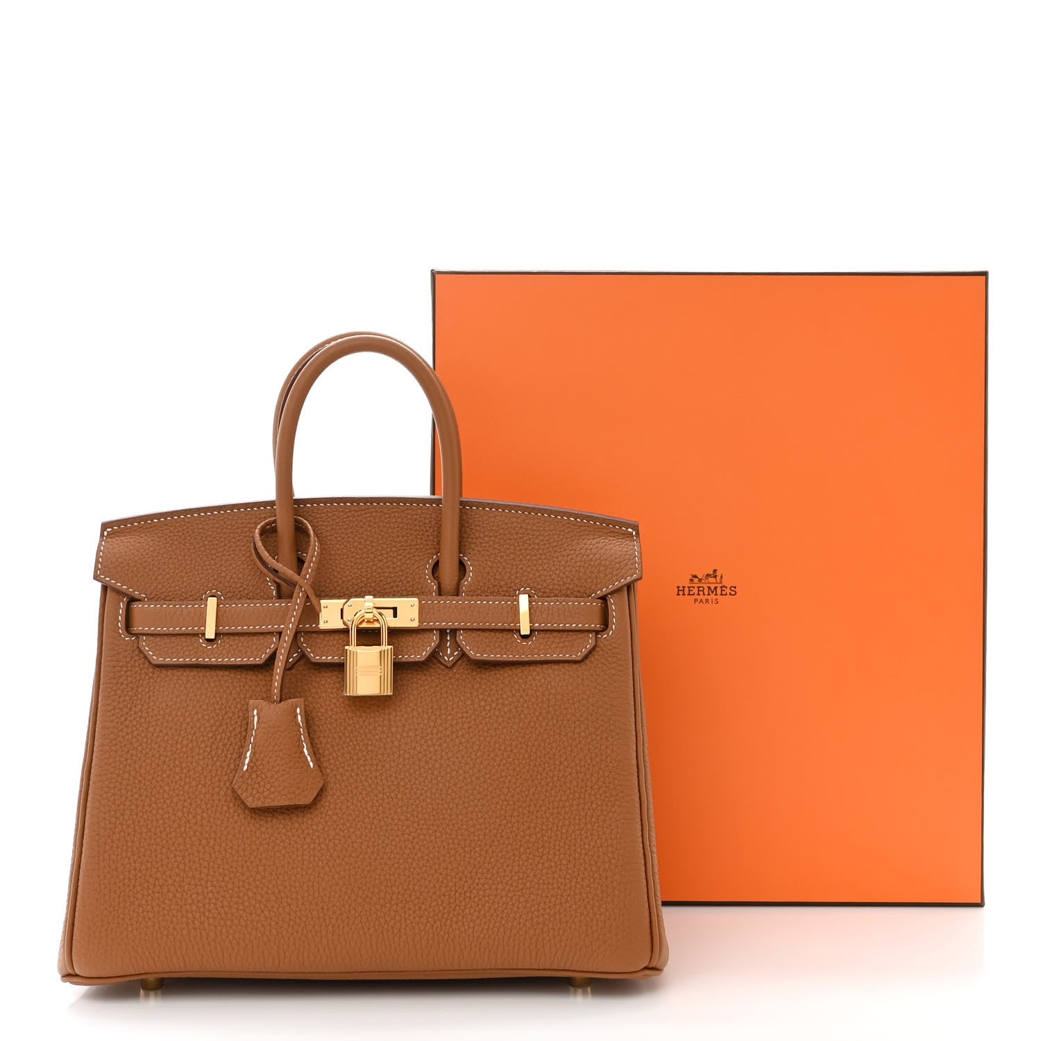 Hermes Togo Birkin 25 Gold 11 of 11