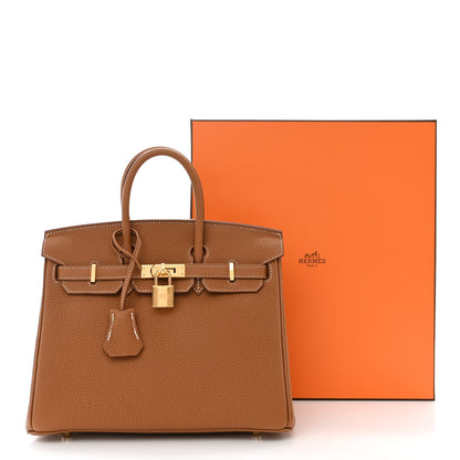 Hermes Togo Birkin 25 Gold 11 of 11