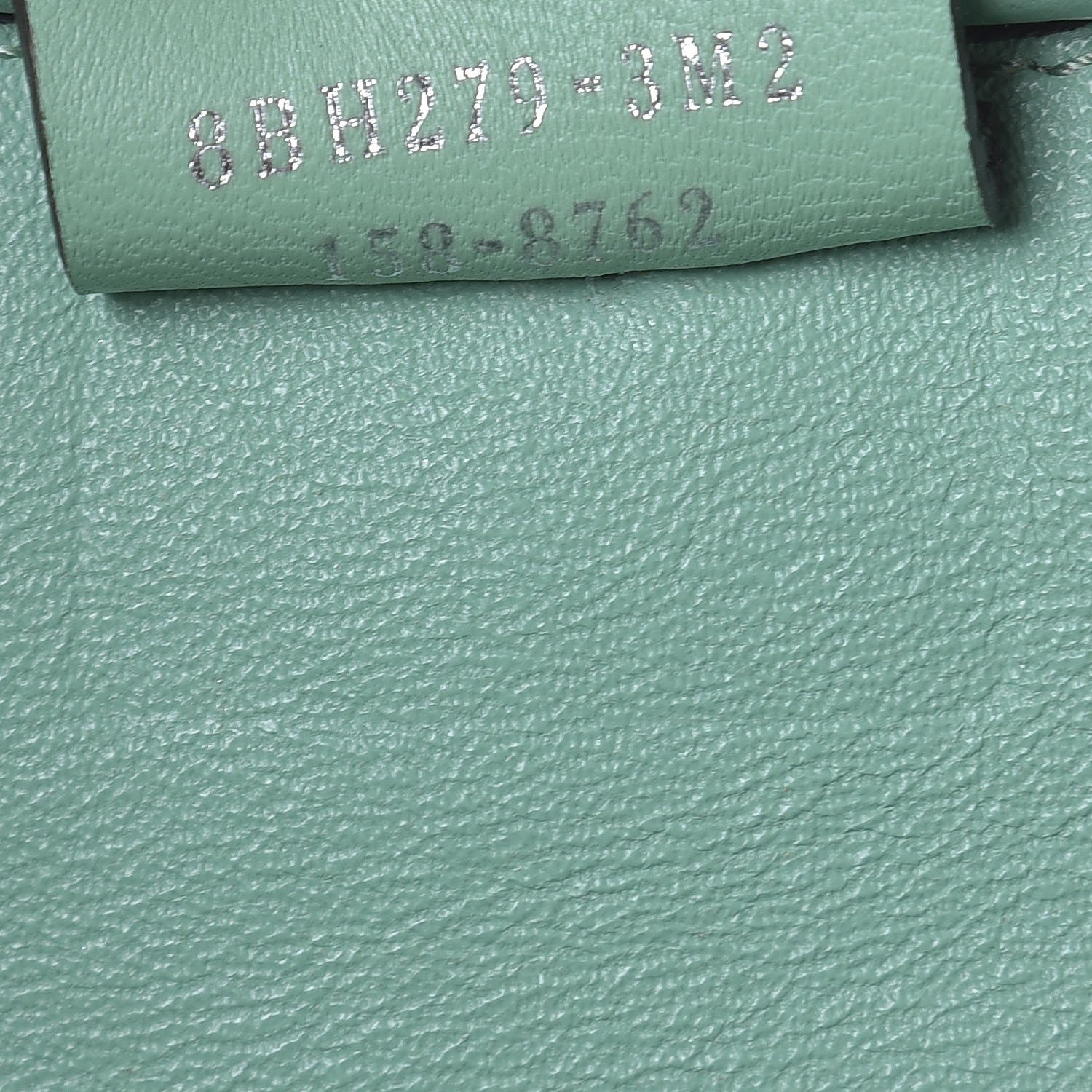 Fendi Vitello Dolce Shiny Nappa Petite 3Jours Tote Marrone Verde Acqua 8 of 8