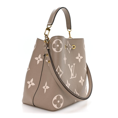 Louis Vuitton Empreinte Monogram Giant Neonoe MM Tourterelle Creme 4 of 11