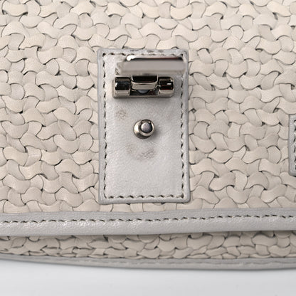 Proenza Schouler Lambskin Woven Tiny PS1 Satchel Ivory 11 of 26