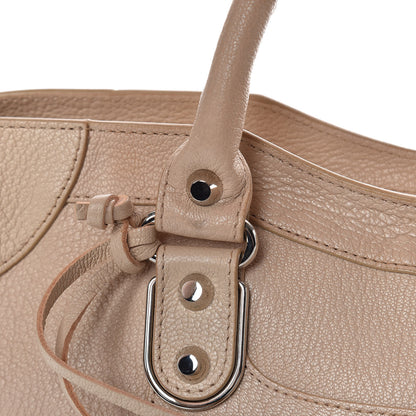 Balenciaga Chevre Silver Metallic Edge Hardware City Beige Tapioca 23 of 26