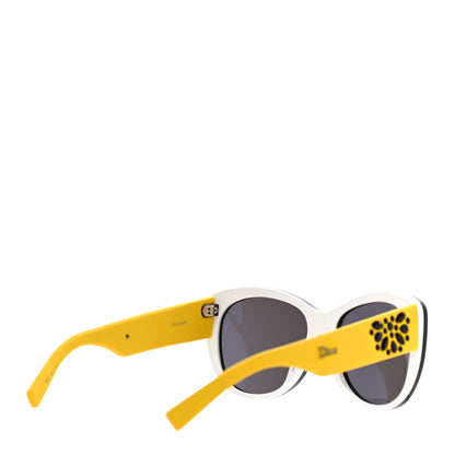 Christian Dior Crystal Inedite Sunglasses Black Yellow 3 of 9
