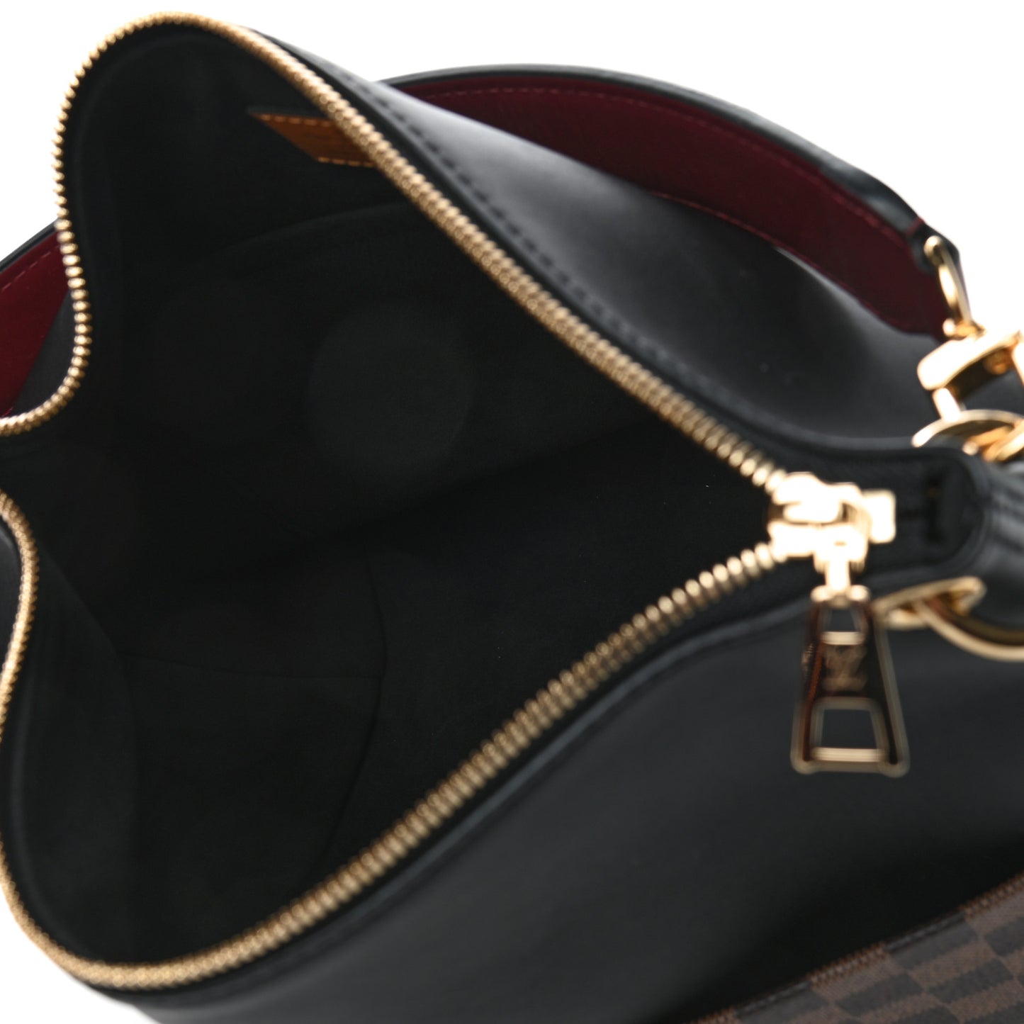 Damier Ebene Calfskin Maida Black