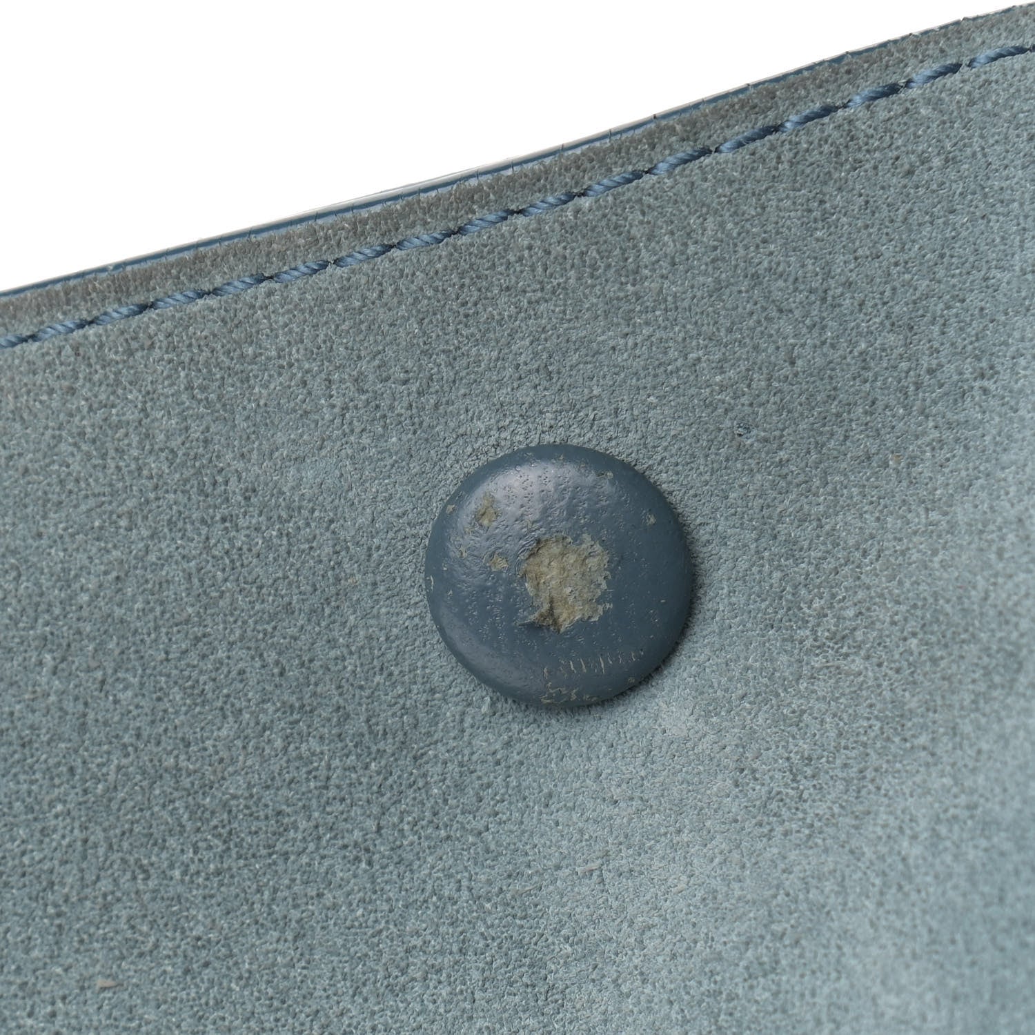 Celine Drummed Calfskin Suede Medium Trapeze Orage 14 of 18