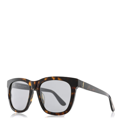 Saint Laurent Oversize Square Acetate SLM24K Sunglasses Tortoise 1 of 7