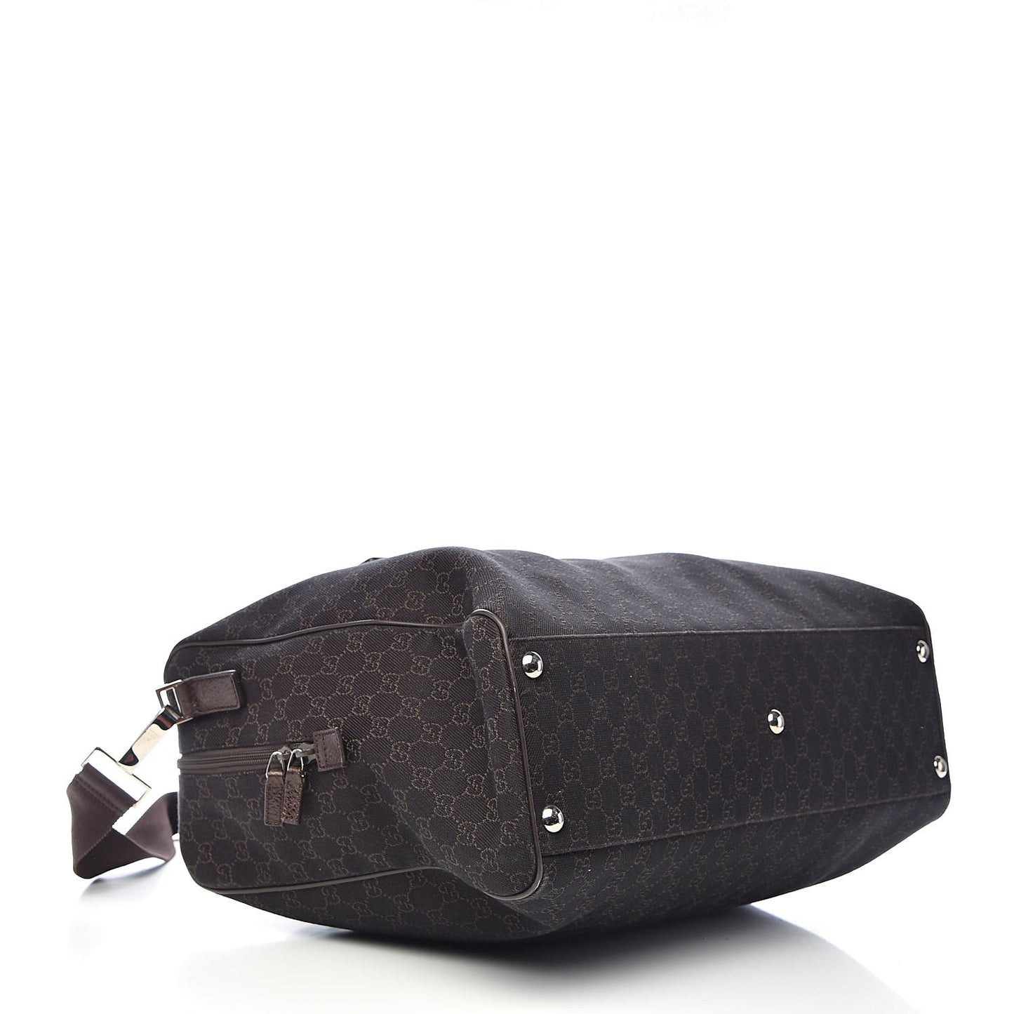 Nylon Monogram Large Carry On Duffle Dark Brown