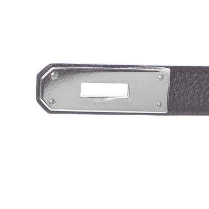 Hermes Togo Verso Kelly Retourne 35 Black Bleu Agate 20 of 40