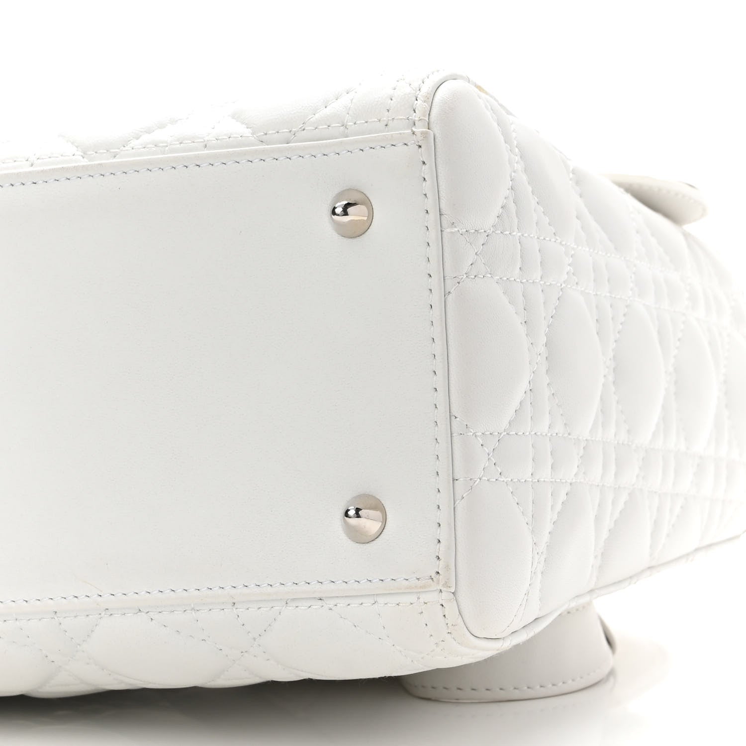 Christian Dior Lambskin Cannage Medium Lady Dior 9 of 9