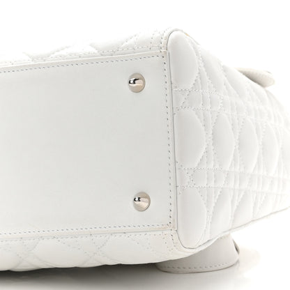 Christian Dior Lambskin Cannage Medium Lady Dior 9 of 9