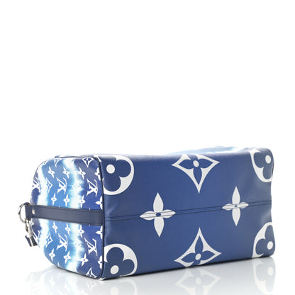 Louis Vuitton Monogram Escale Speedy Bandouliere 30 Blue 4 of 12