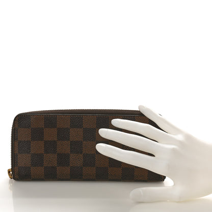 Louis Vuitton Damier Ebene Clemence Wallet Cherry 2 of 8