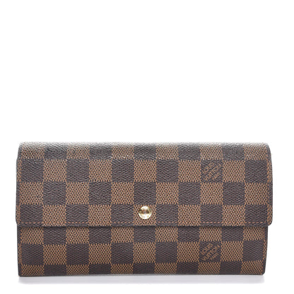 Louis Vuitton Damier Ebene Sarah Wallet 1 of 8