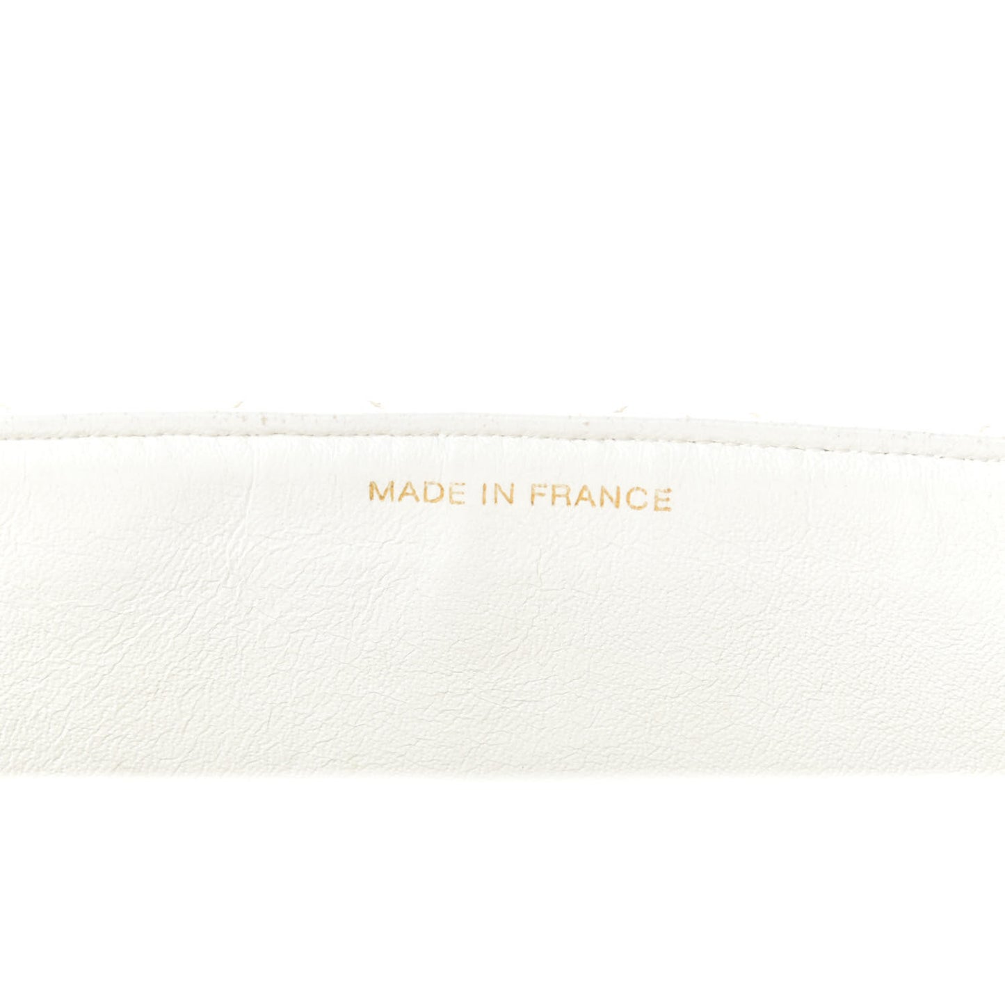 Caviar Quilted Jumbo Single Flap White