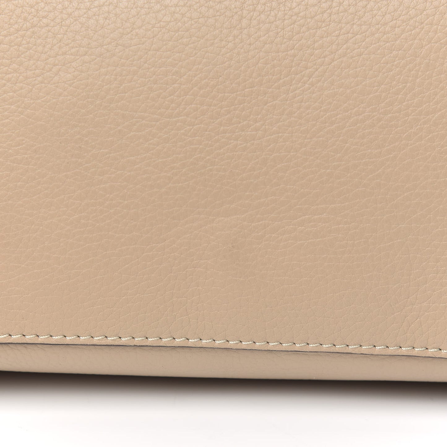 Drummed Calfskin Micro Luggage Dune