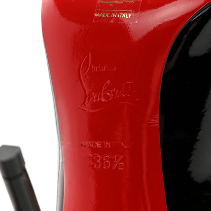 Christian Louboutin Patent Hot Chick 100 Pumps 36.5 Black 6 of 12