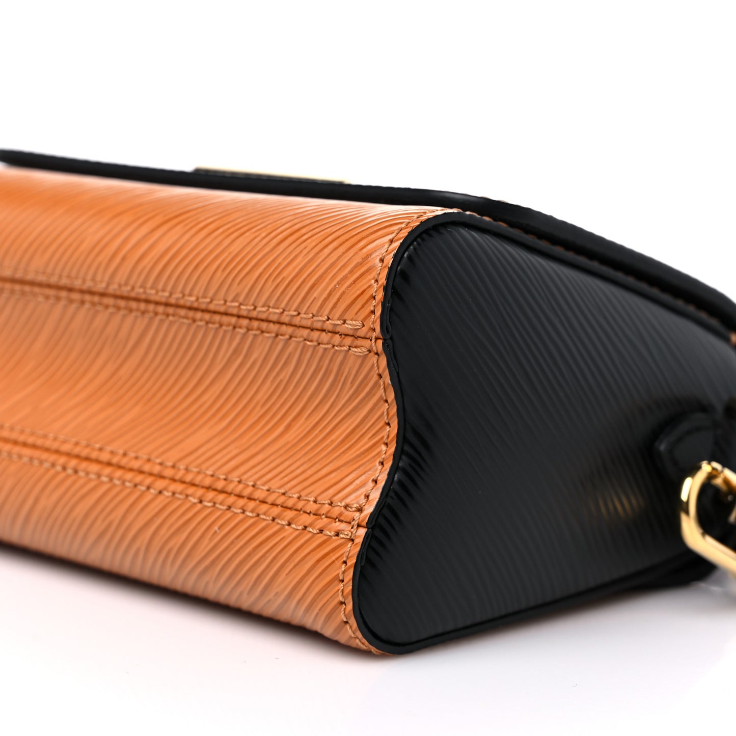 Epi Crafty Twist Shoulder Bag Mini Caramel