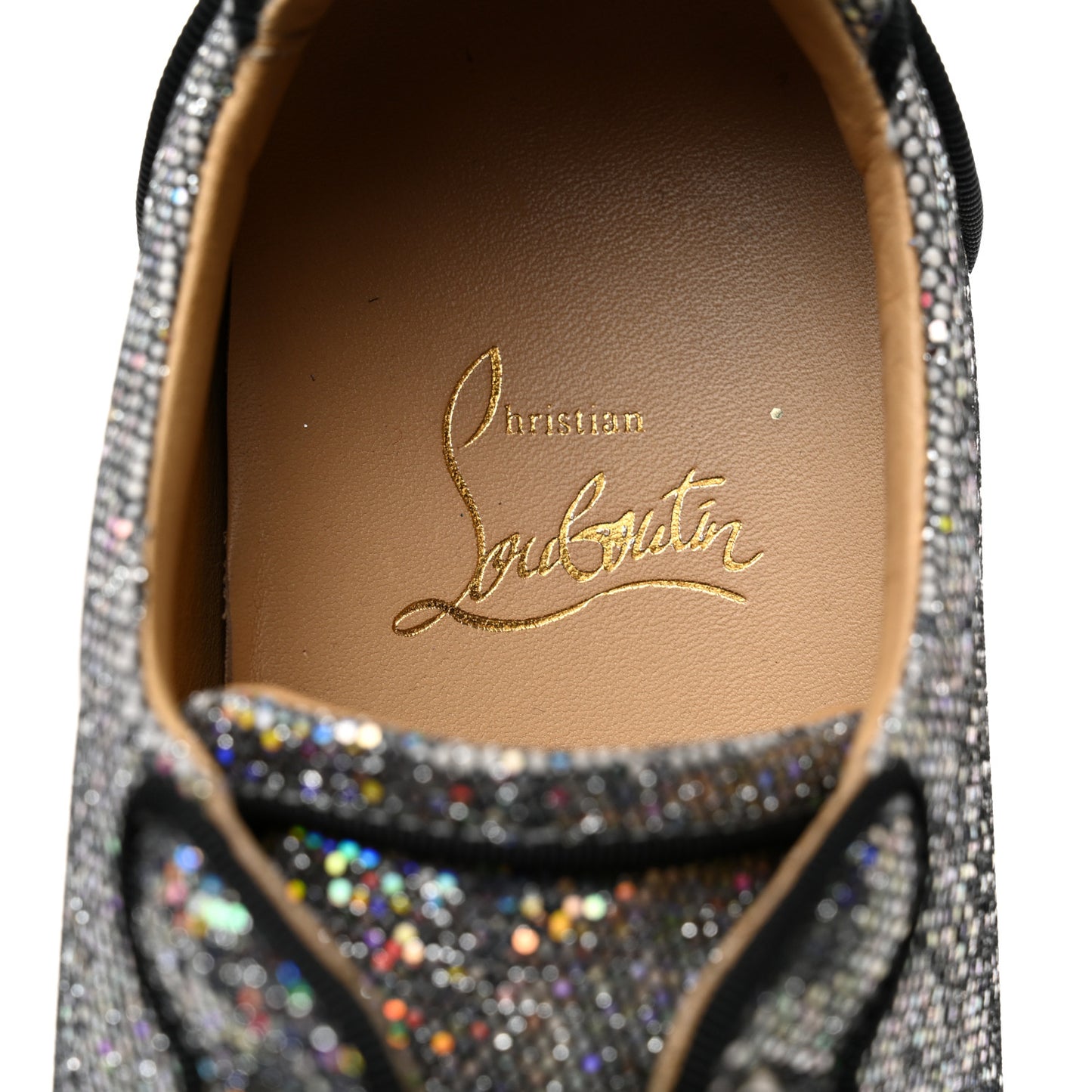 Seava Glitter Disco Ball Flat Sneakers 37 Multicolor