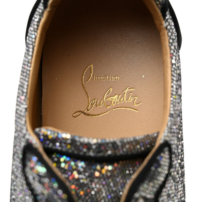 Christian Louboutin Seava Glitter Disco Ball Flat Sneakers 37 Multicolor 6 of 9