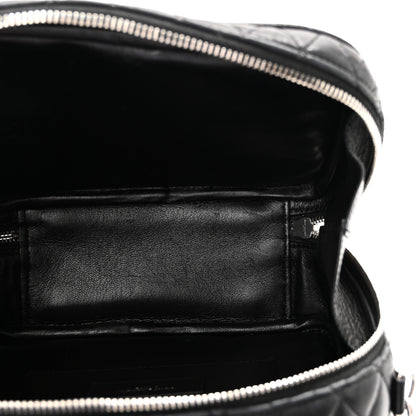Saint Laurent Lambskin Matelasse Chevron Lunchbox Bag Black 5 of 9