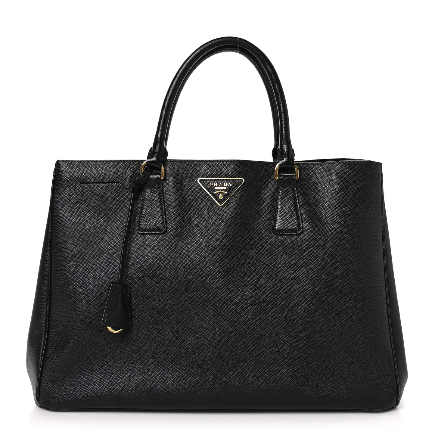 Saffiano Lux Large Tote Black