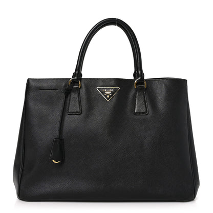 Prada Saffiano Lux Large Tote Black 1 of 11