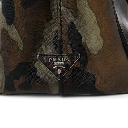 Prada Saffiano Camouflage Military Tote Mimetico 15 of 20