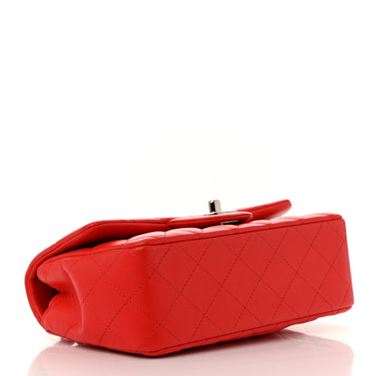 Chanel Lambskin Quilted Mini Rectangular Flap Red 4 of 13