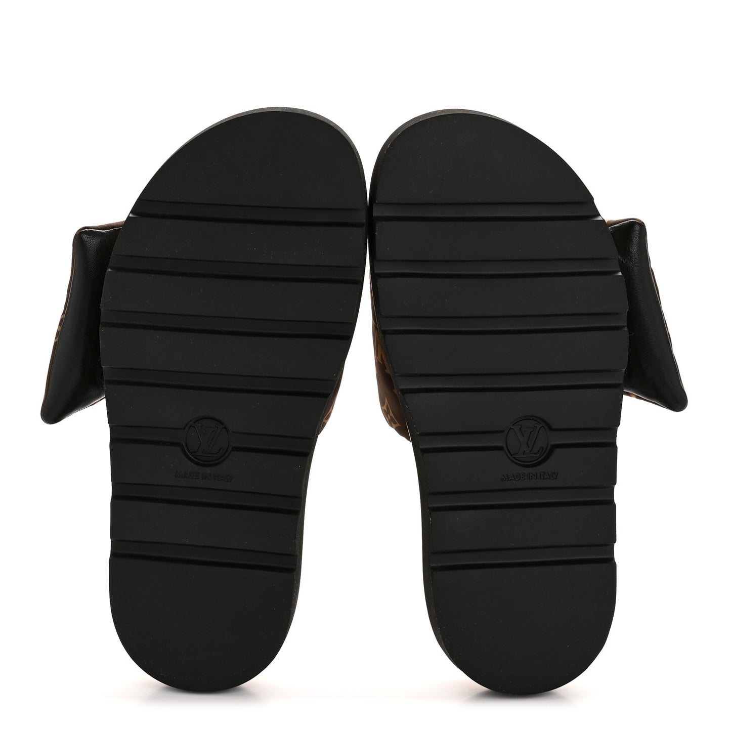 Nylon Monogram Pool Pillow Comfort Mule 40 Cacao Brown