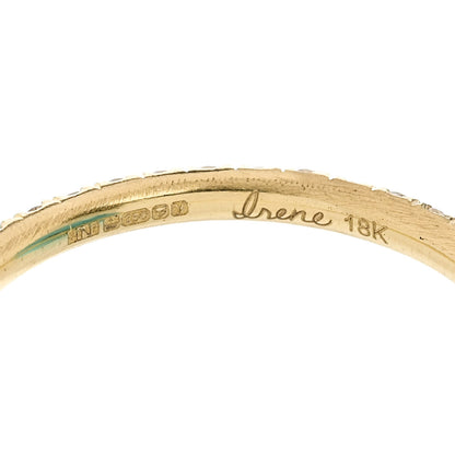 Irene Neuwirth 18K Yellow Gold Diamond Turquoise Large Gumball Ring 54 7 5 of 7