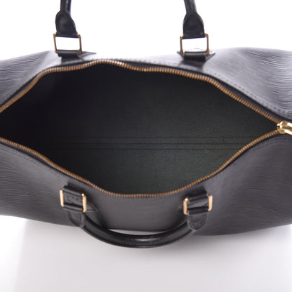 Louis Vuitton Epi Speedy 35 Black 5 of 11