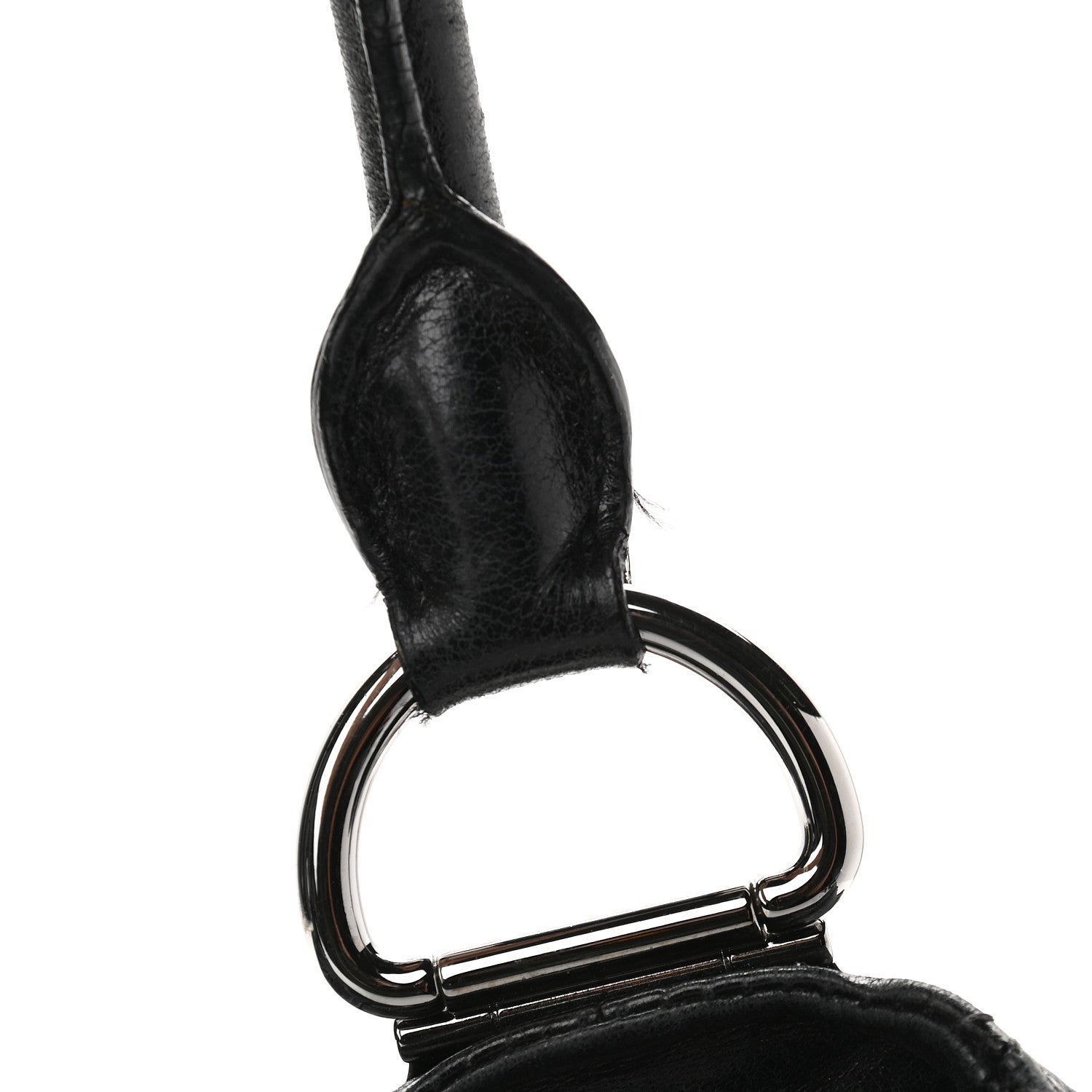 Miu Miu Vitello Lux Gathered Hobo Black 9 of 9