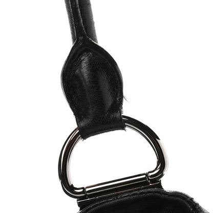 Miu Miu Vitello Lux Gathered Hobo Black 9 of 9
