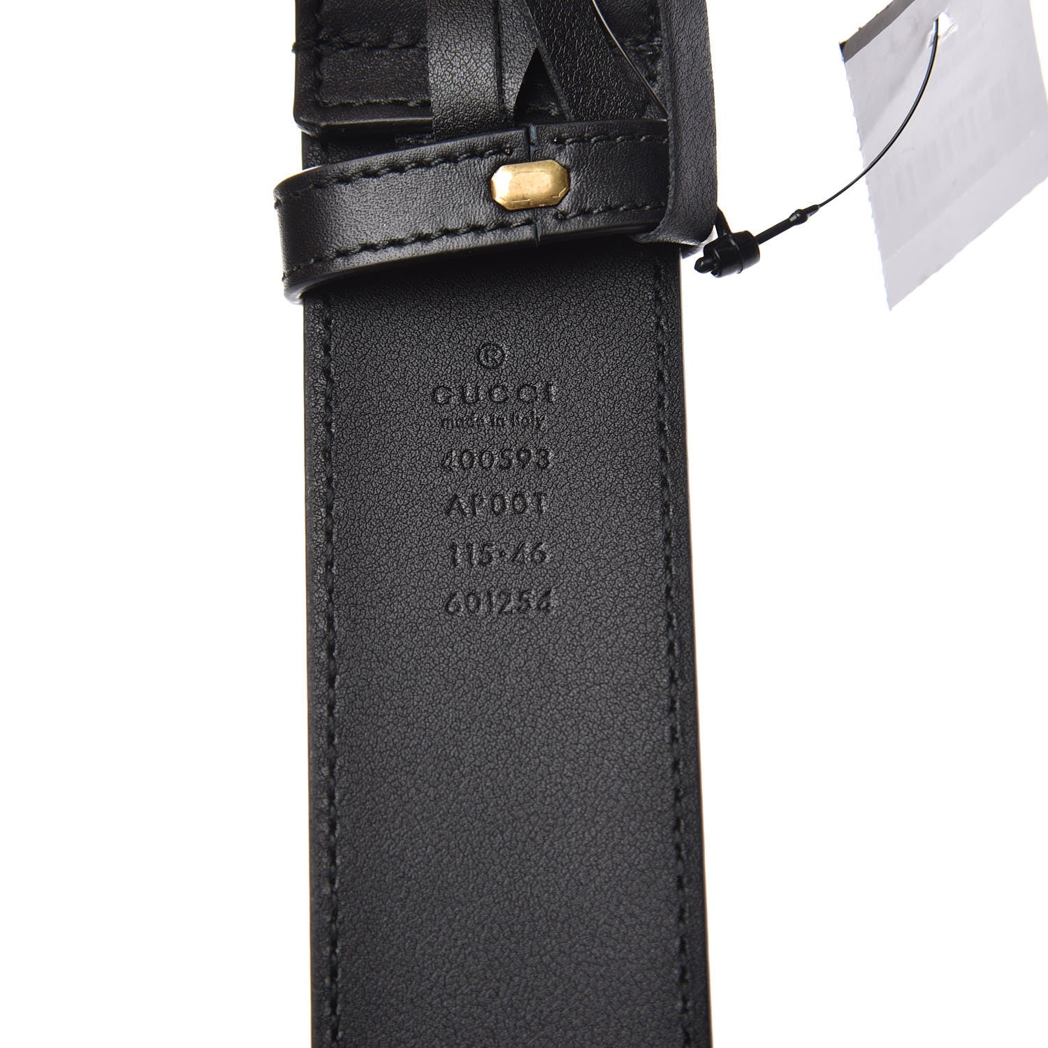 Gucci Calfskin Double G 40mm Belt 115 46 Black 6 of 7