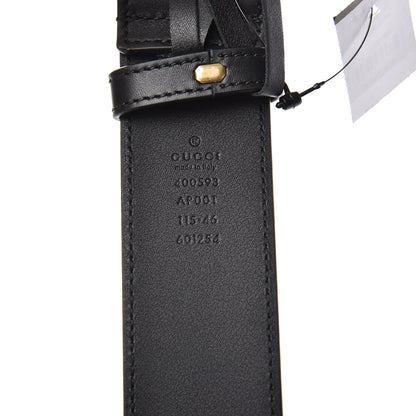 Gucci Calfskin Double G 40mm Belt 115 46 Black 6 of 7