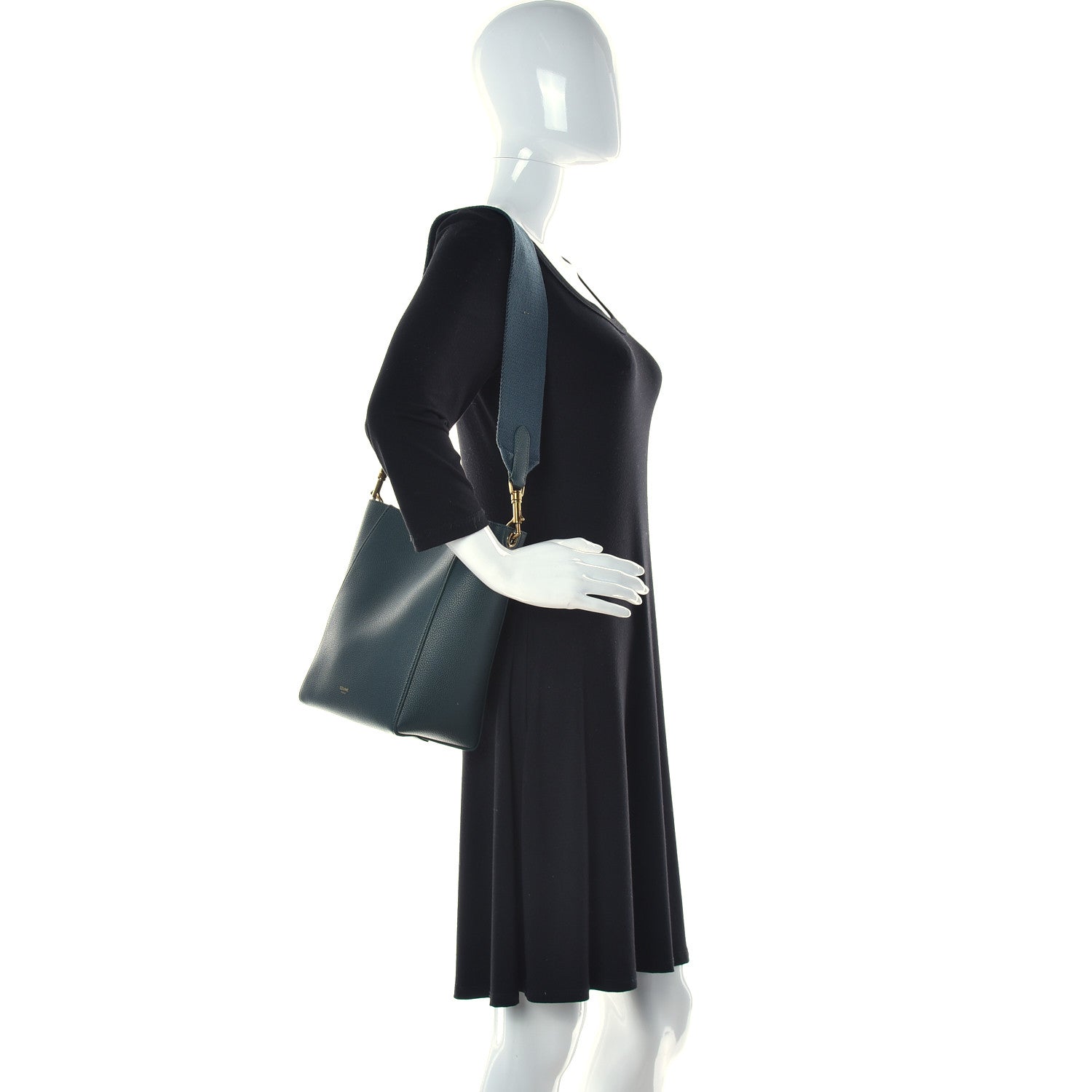 Celine Soft Grained Calfskin Small Sangle Bucket Bag Amazone 2 of 10