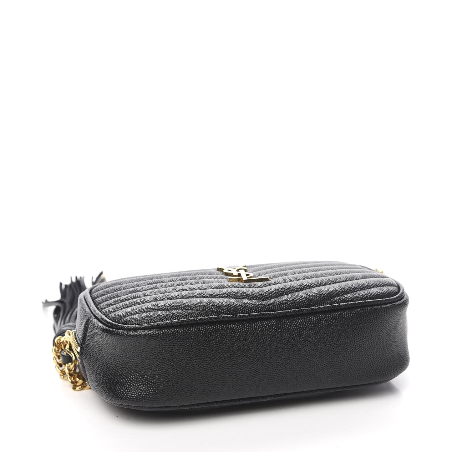 Grain De Poudre Matelasse Monogram Mini Lou Camera Bag Black