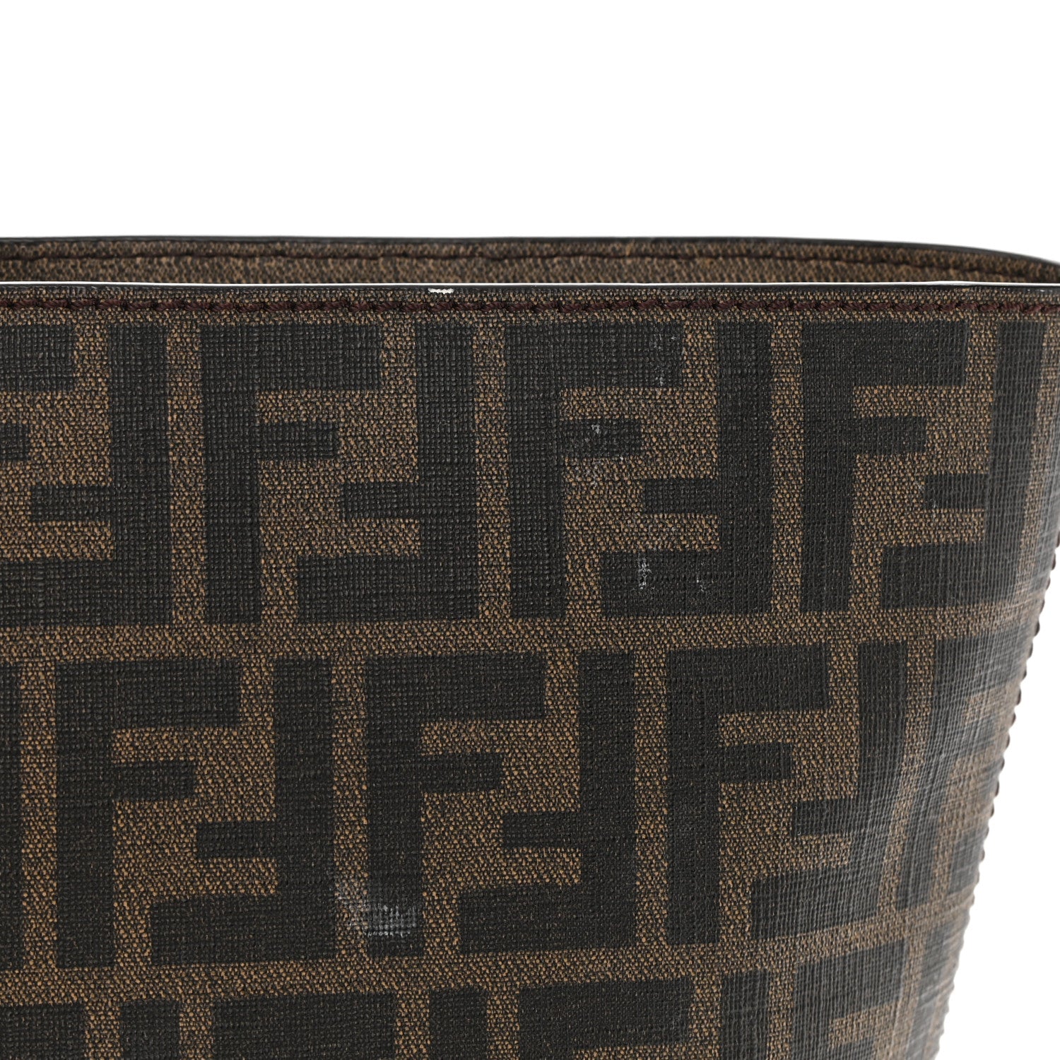 Fendi Zucca Spalmati Medium Roll Tote Tobacco Moro 14 of 14